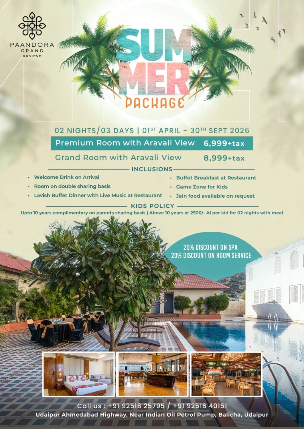 summer package Udaipur